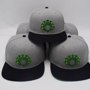 Snapback Hat - Heather Grey