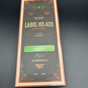 JEALOUSY Live Resin Disposable - Label No.420
