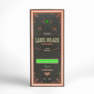 PERMANENT MARKER Live Resin Disposable - Label No.420